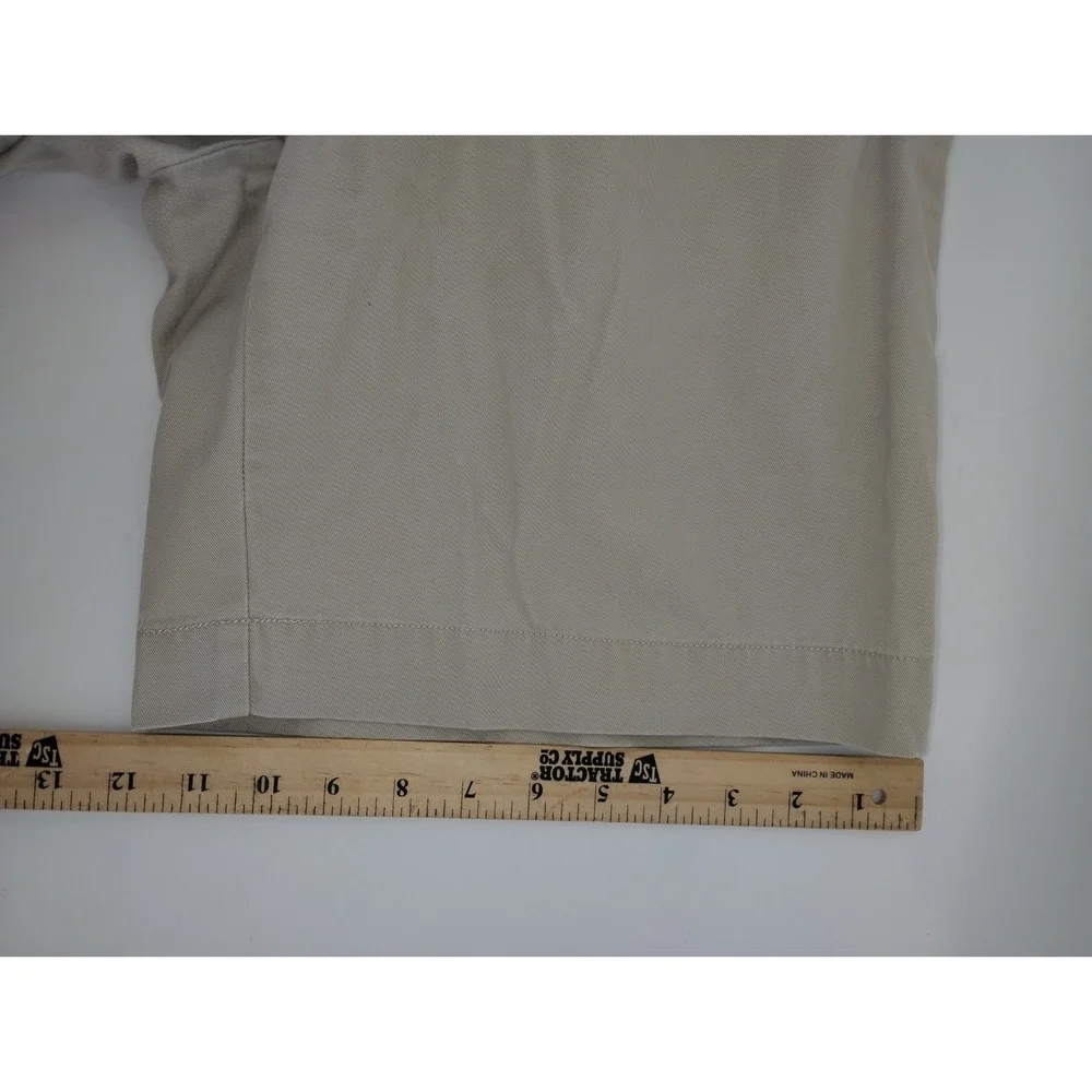 Polo by Ralph Lauren Prospect Short Mens 32 Khaki Tan Flat Front 9in Inseam
